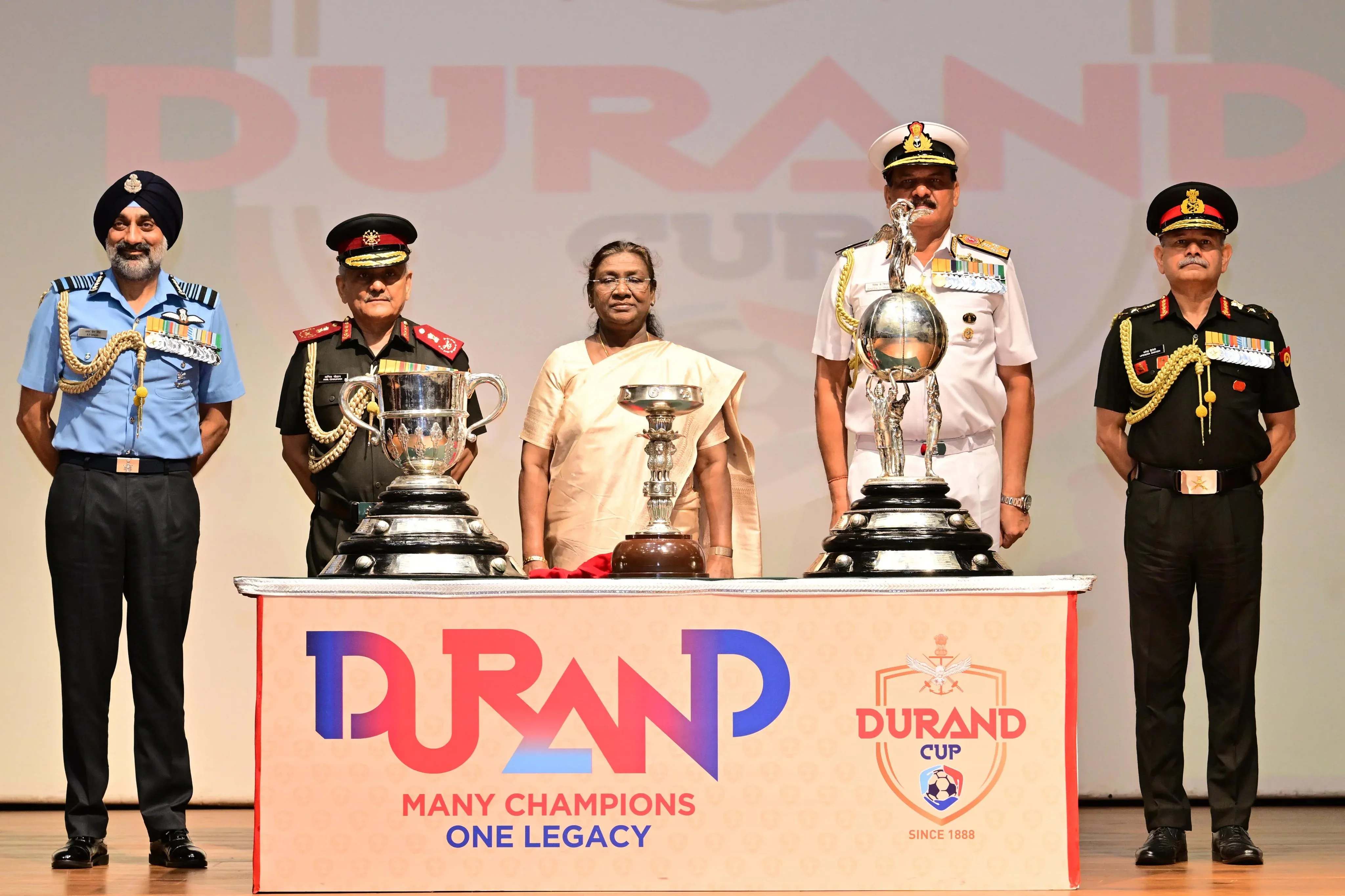 Did President Droupadi Murmu Unveil the Durand Cup 2025 Trophy?