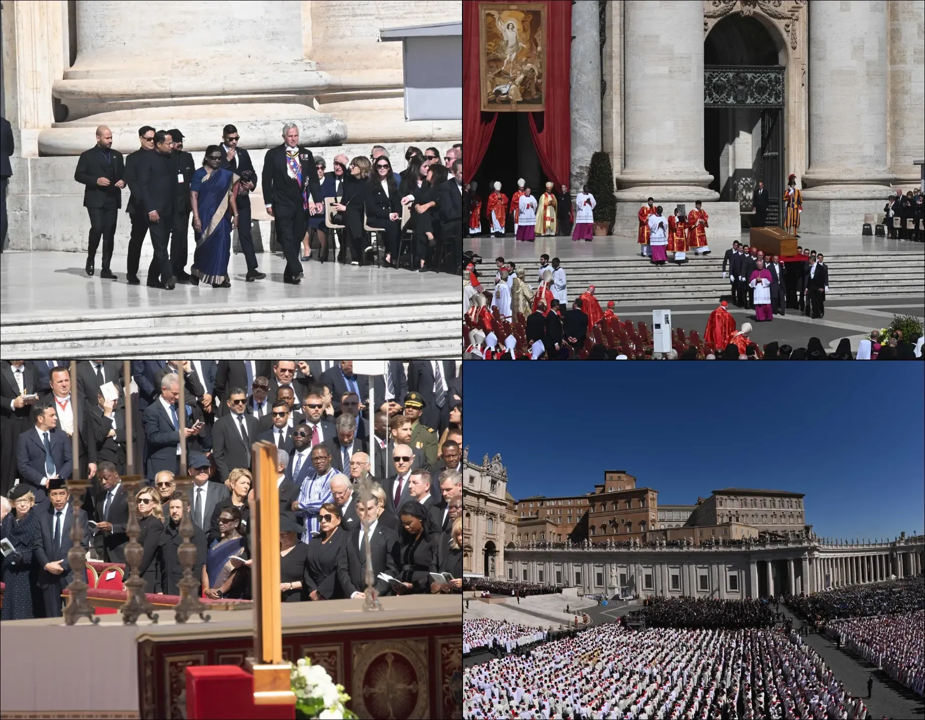 President Murmu Participates in Pope Francis' Funeral in Vatican City
