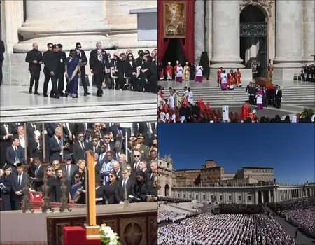 President Murmu Participates in Pope Francis' Funeral in Vatican City
