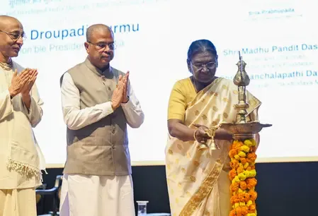 President Murmu Celebrates Akshaya Patra's 5 Billion Meals Milestone