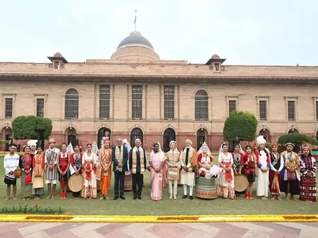 Did President Murmu Host a Traditional 'At Home' Reception on Republic Day?