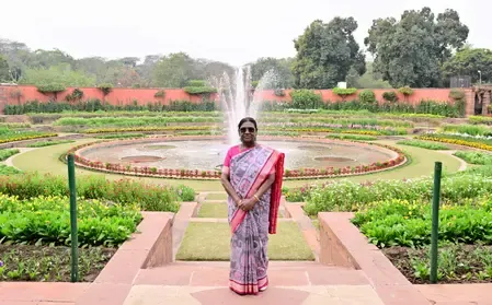 Did President Murmu Inaugurate the Amrit Udyan Garden?