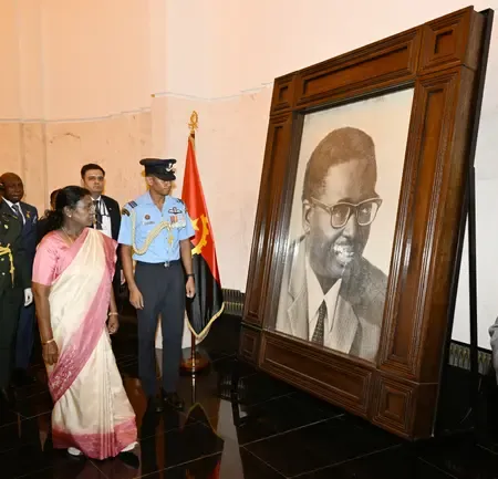 Did President Murmu Honor Angola's First President Neto in Luanda?