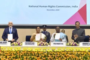 President Murmu Emphasizes the Risks of Cybercrime and Climate Change to Human Rights