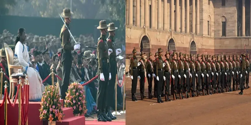 President Murmu Observes New Format of Change of Guard Ceremony