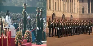 President Murmu Observes New Format of Change of Guard Ceremony