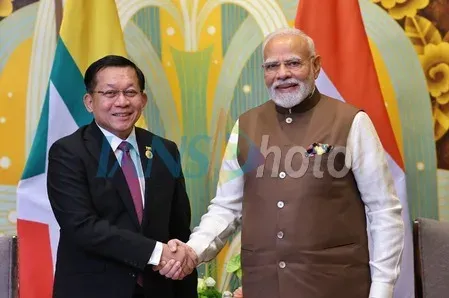 म्यांमार राष्ट्रपति यू मिन आंग ह्लाइंग 30 मई को भारत दौरे पर, 1 जून को PM मोदी से हैदराबाद हाउस में बैठक