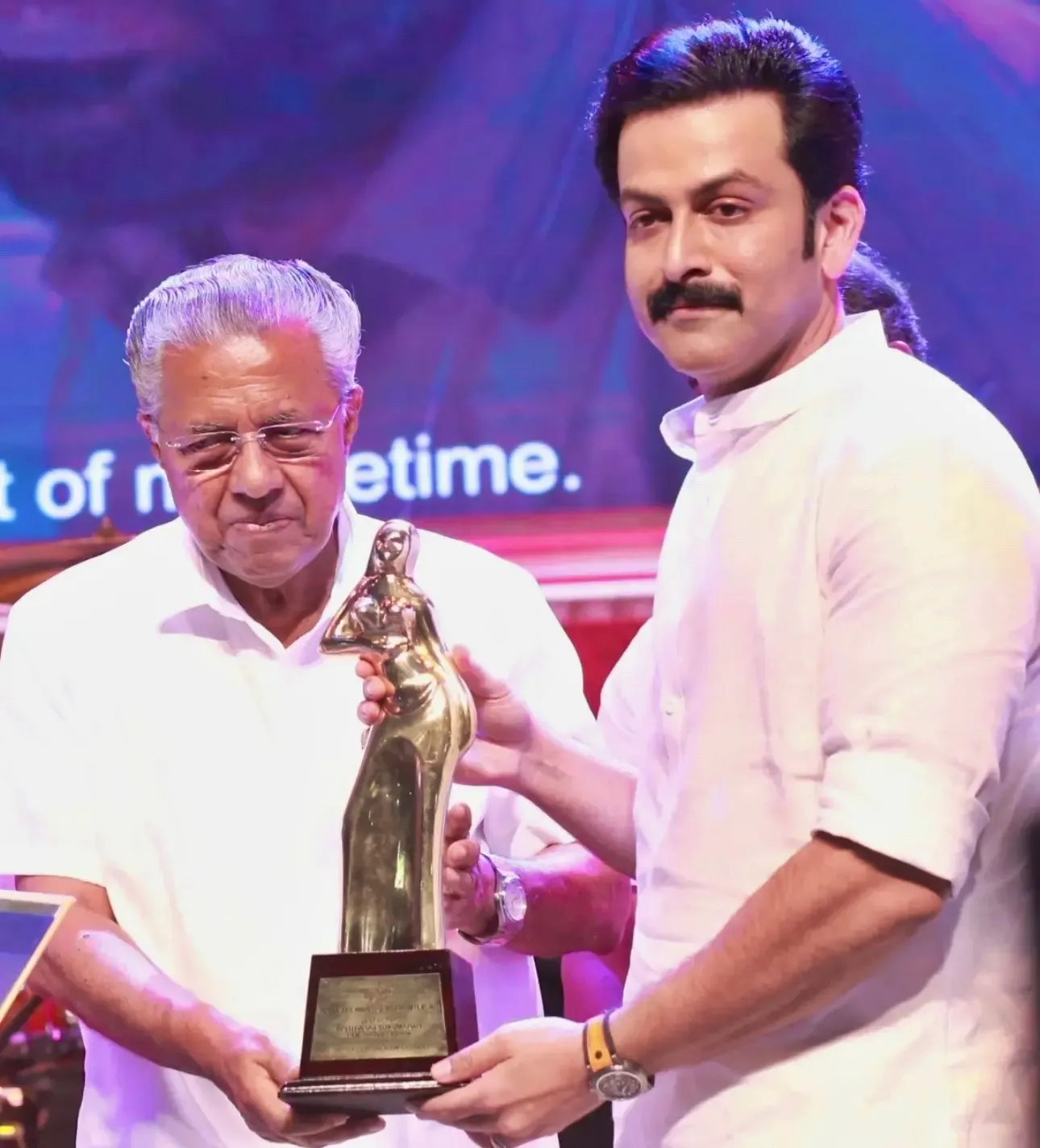 Prithviraj Receives Best Actor Award for ‘Aadujeevitham’ at 54th Kerala State Awards