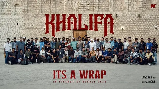 Khalifa shoot wrapped: Prithviraj's revenge thriller hits theatres 20 Aug 2026