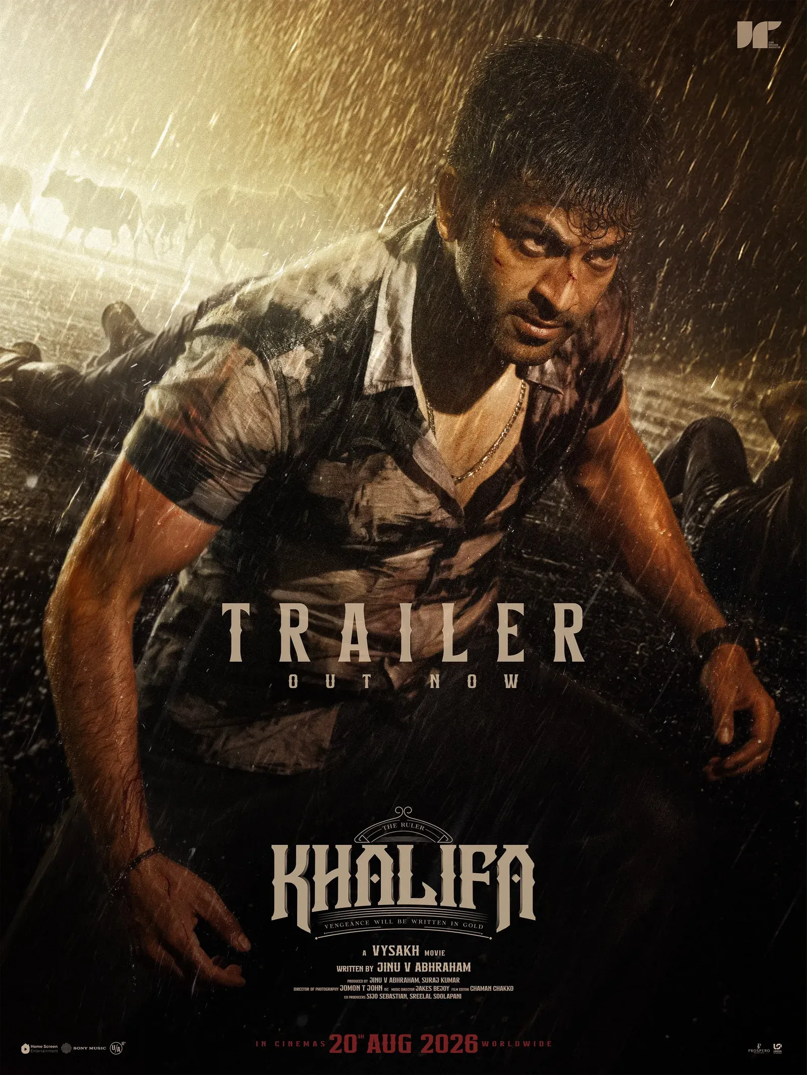 Khalifa trailer: Prithviraj's revenge thriller releases 20 August 2026