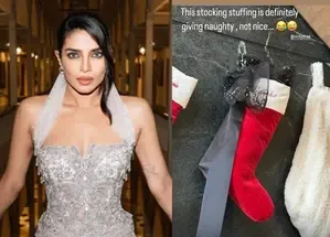 Priyanka Chopra celebrates Christmas with ‘naughty’ stocking
