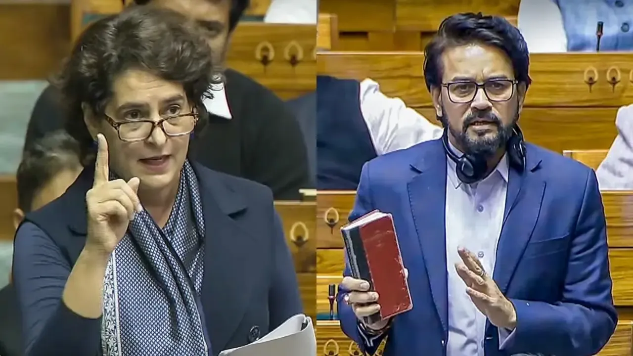 Priyanka Gandhi, Anurag Thakur Among 31 Members of the JPC for 'One Nation, One Election'