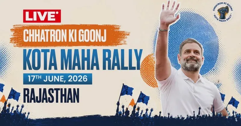 Priyanka Gandhi promotes Rahul's Kota Maha Rally for students