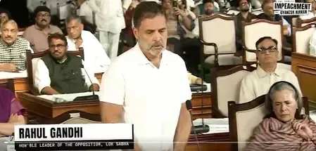 Rahul Gandhi calls voter deletion 'assault on soul of nation' at INDIA bloc mock Parliament
