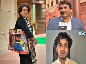 Priyanka Gandhi's 'Palestine' Handbag Sparks Controversy with BJP