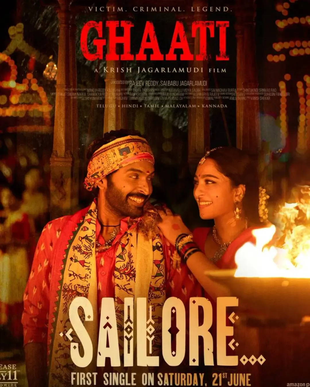 Is the Promo of Anushka Shetty and Vikram Prabhu's 'Ghaati' Single 'Sailore' Out?