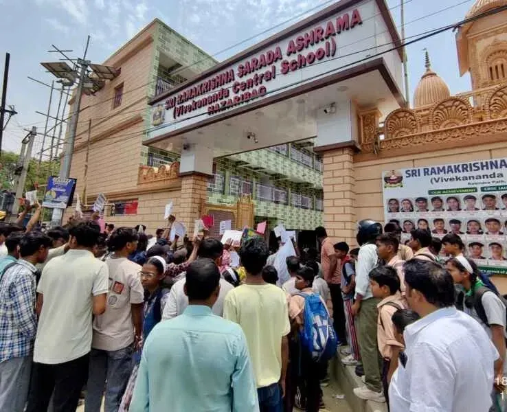 Hazaribagh Class 10 student death: Protest outside school, family demands arrests