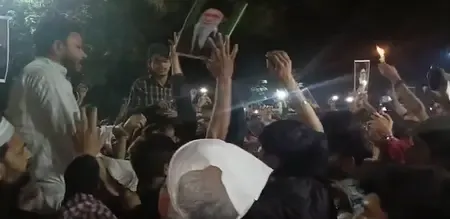 Demonstrations Erupt in AMU and Lucknow Following Khamenei's Passing