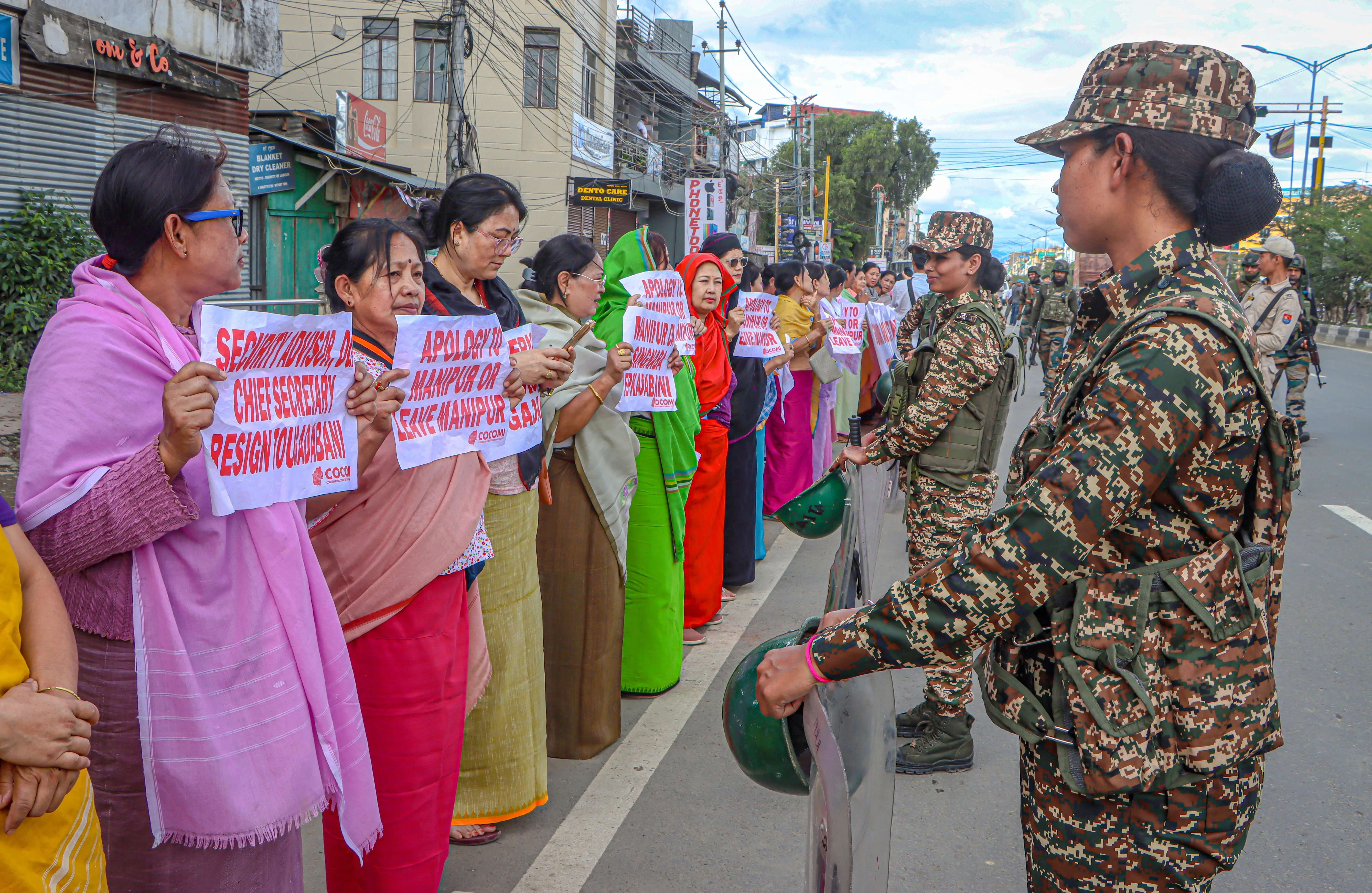 Why Did Manipur's Governor Take a Helicopter Ride to Raj Bhavan?