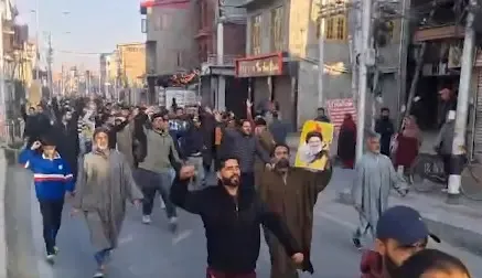Demonstrations Erupt in Srinagar Following Khamenei's Death in US-Israeli Airstrike