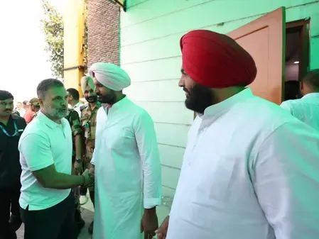क्या राहुल गांधी पंजाब के बाढ़ प्रभावित क्षेत्रों का दौरा कर रहे हैं?