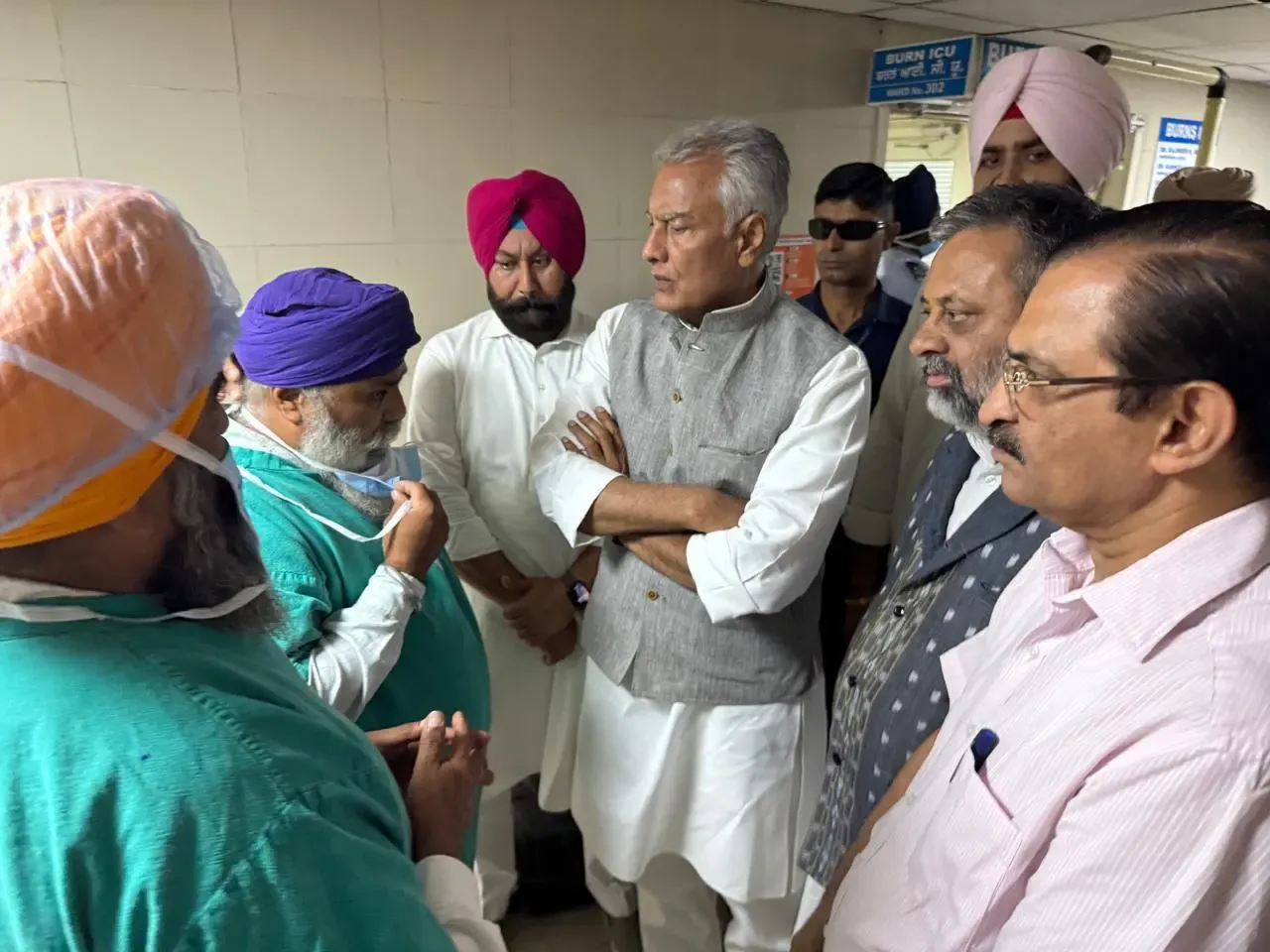 Did Punjab BJP Chief Jakhar Meet Shelling Victims and Call for Central Support?