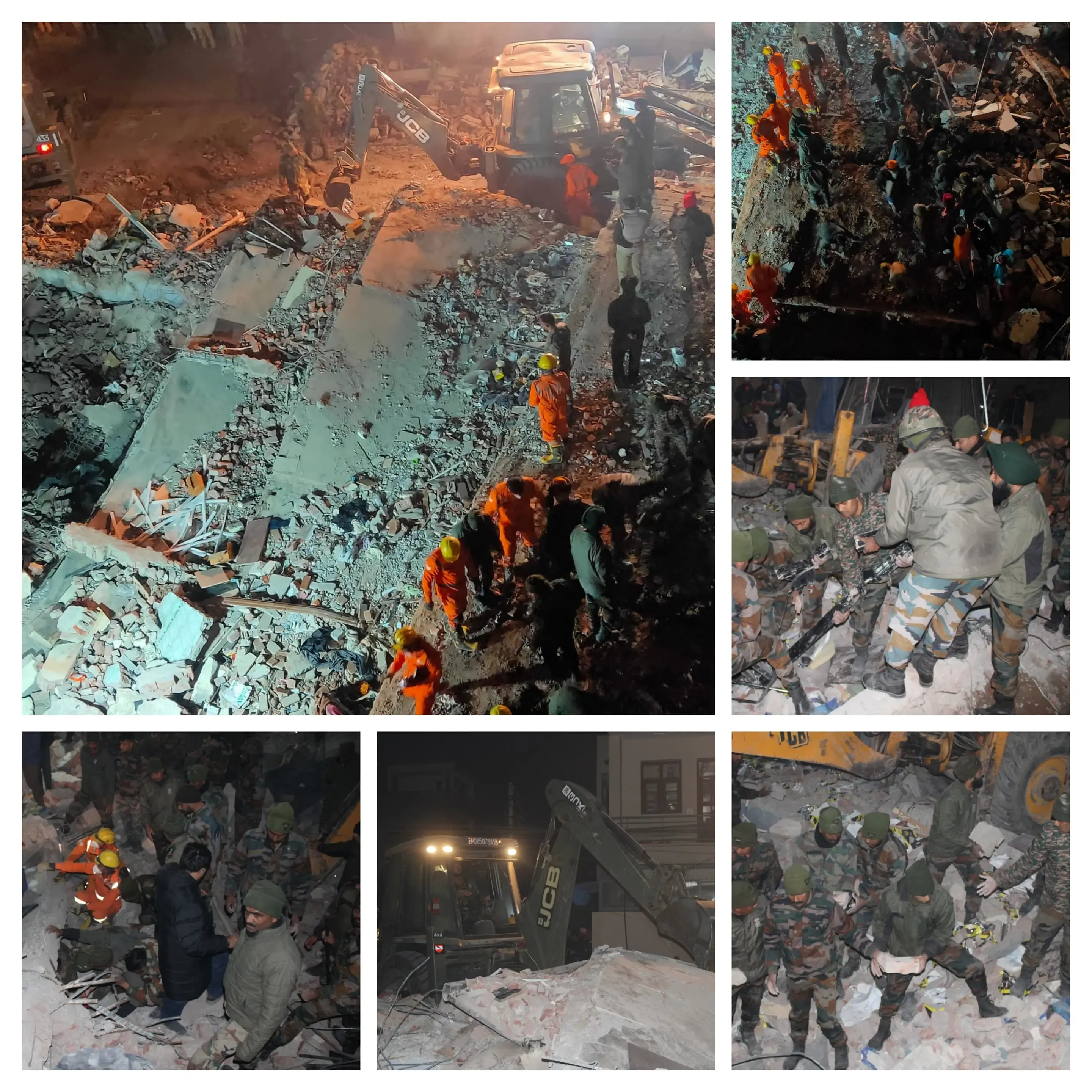 Building Collapse in Punjab: Ongoing Rescue Efforts by NDRF and Army