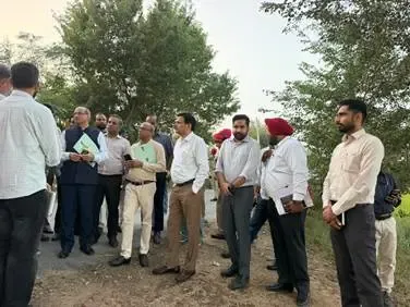CAQM team visits Moga to review Punjab stubble burning curbs