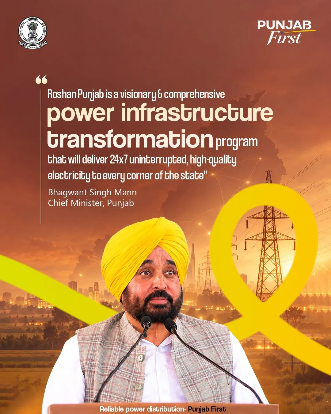 Punjab CM Bhagwant Mann launches Roshan Punjab with ₹5,000 Cr outlay