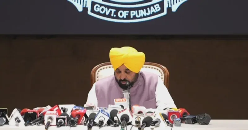 Punjab CM Bhagwant Mann to Hold Live Press Conference in Chandigarh