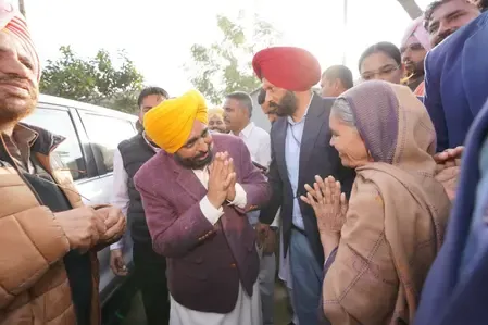 Does Punjab CM Bhagwant Mann Reflect on His Roots During Visit to His Hometown?