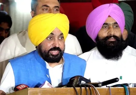 Punjab CM Bhagwant Mann meets President Murmu over AAP MPs' defection to BJP