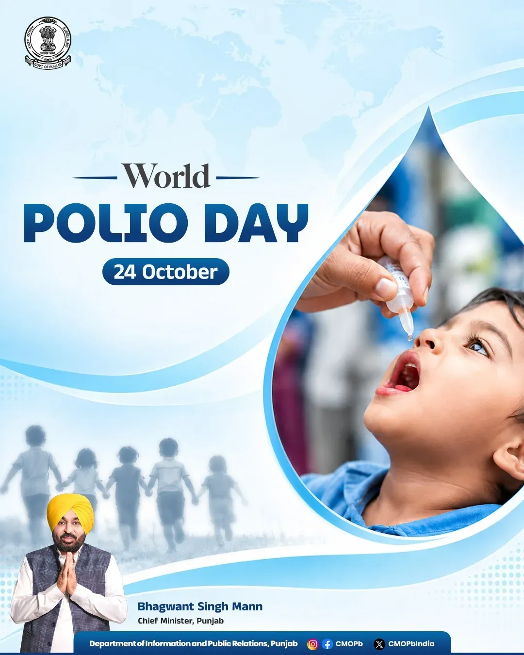 Punjab CMO marks World Polio Day, backs global eradication push