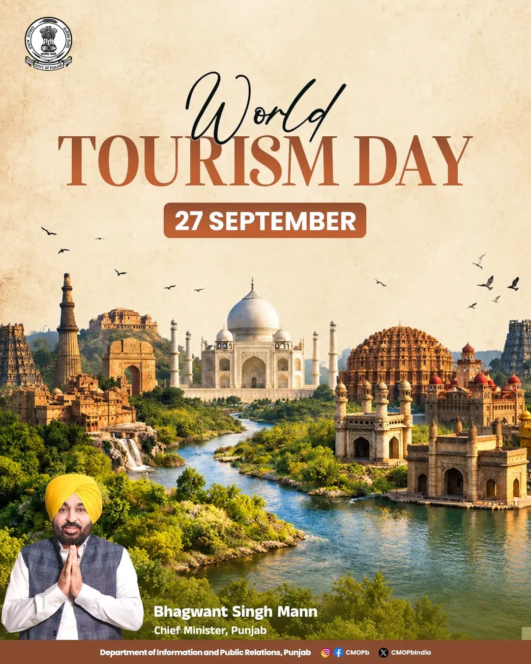 Punjab CMO marks World Tourism Day 2026
