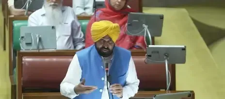 Punjab Assembly chaos: Congress demands alcohol, dope test of CM Bhagwant Mann