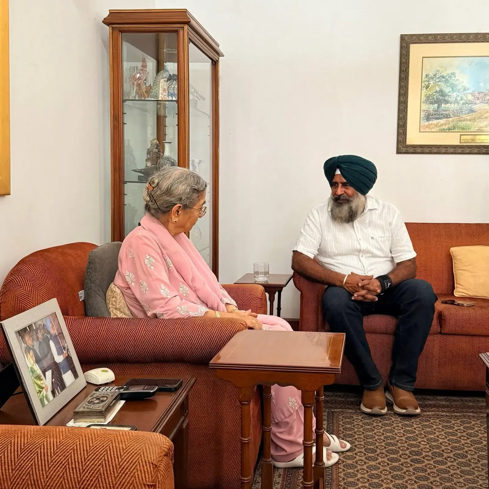 परगट सिंह ने पंजाब कांग्रेस अध्यक्ष बनने के बाद गुरशरण कौर से लिया आशीर्वाद, मनमोहन सिंह को किया याद