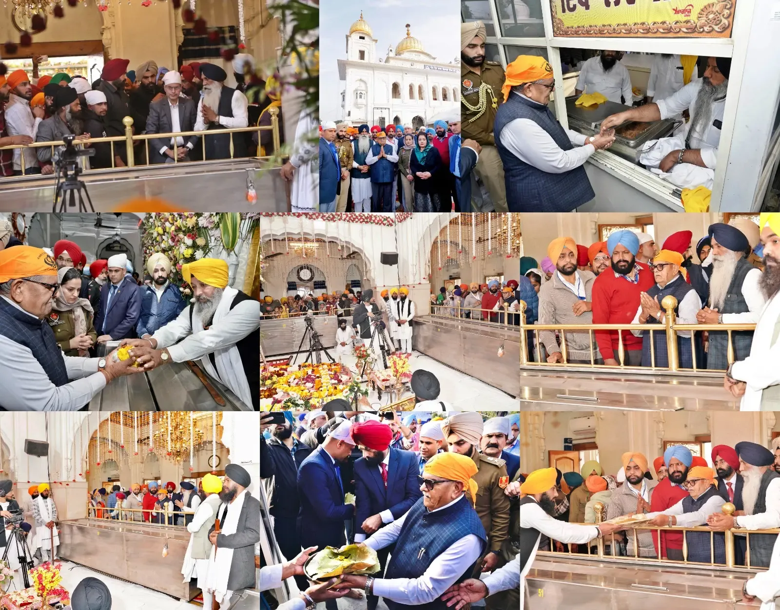 Punjab Police Chief Honors at Gurdwara Sri Fatehgarh Sahib, Assesses Security Measures