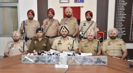 Punjab Police dismantle Pakistan-linked arms, narco network; five held