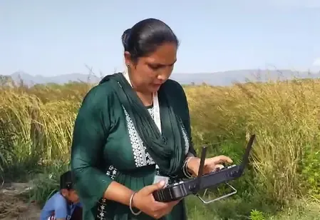 Punjab Woman Transforms into 'Drone Didi': A Beacon for Villagers