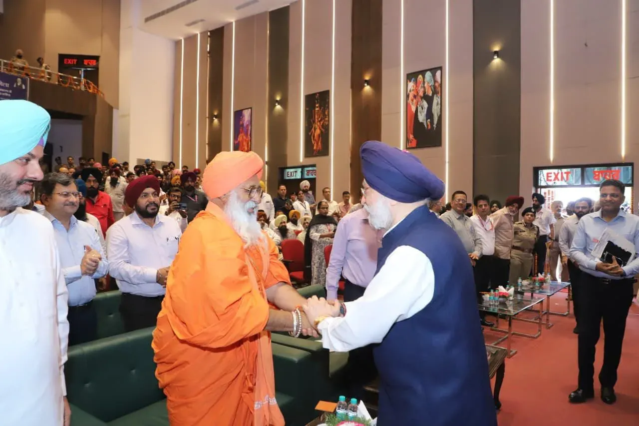 Puri Attends Rozgar Mela in Kapurthala, Meets Eco-Baba Seechewal