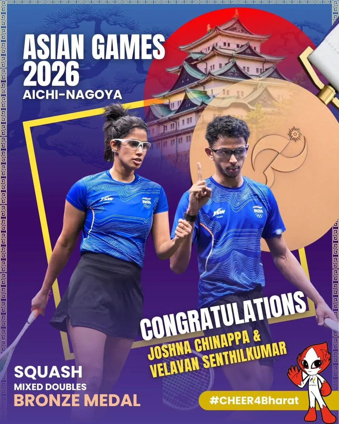 Puri congratulates Joshna, Velavan on Asian Games squash bronze