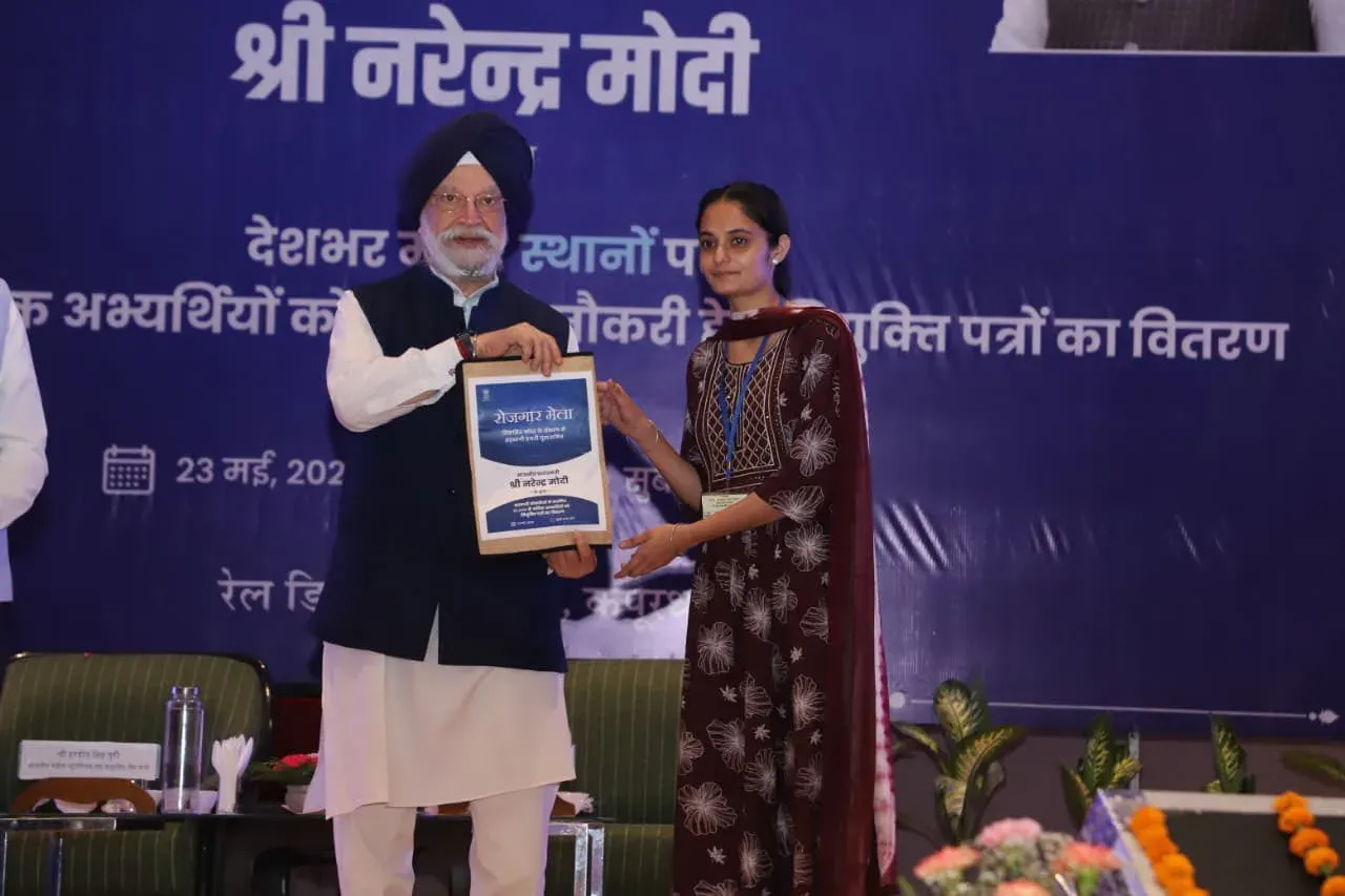 Puri hails 11 lakh jobs via Rozgar Mela as nation-building pledge