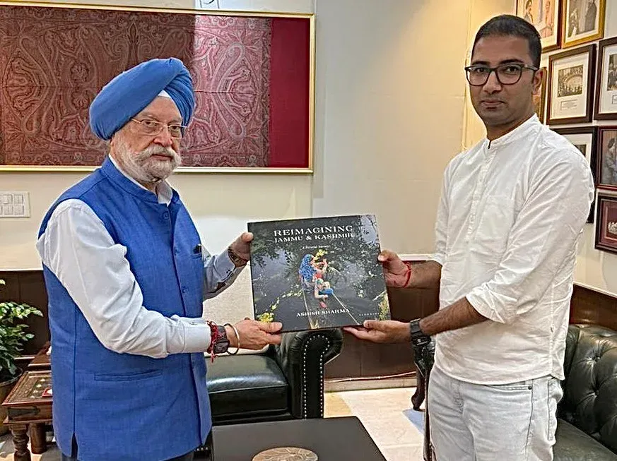 Puri receives book on J&K's post-Article 370 transformation