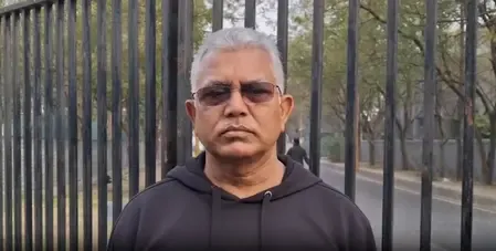 पूर्व केंद्रीय रेल मंत्री मुकुल रॉय के निधन पर भाजपा नेता दिलीप घोष ने जताया दुख