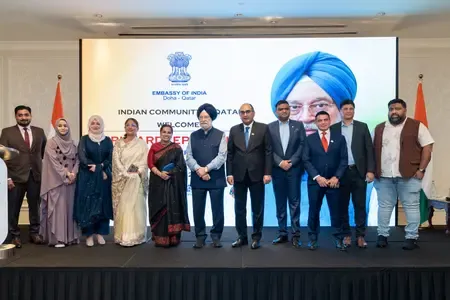 कतर में हरदीप सिंह पुरी का भारतीय समुदाय ने किया गर्मजोशी से स्वागत, भारत-कतर संबंधों पर जोर