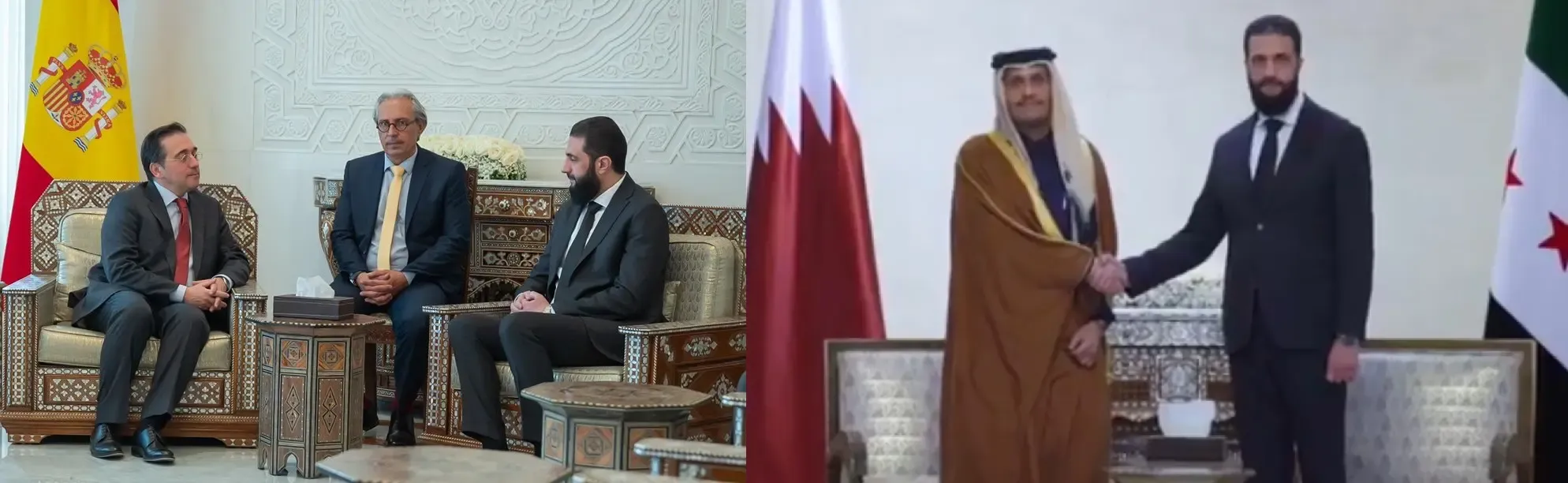 Qatari PM Visits Syrian Capital Amid Diplomatic Engagement with Spain