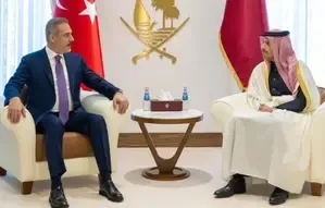 Qatar's PM Engages with Turkish FM on Gaza and Syria Developments