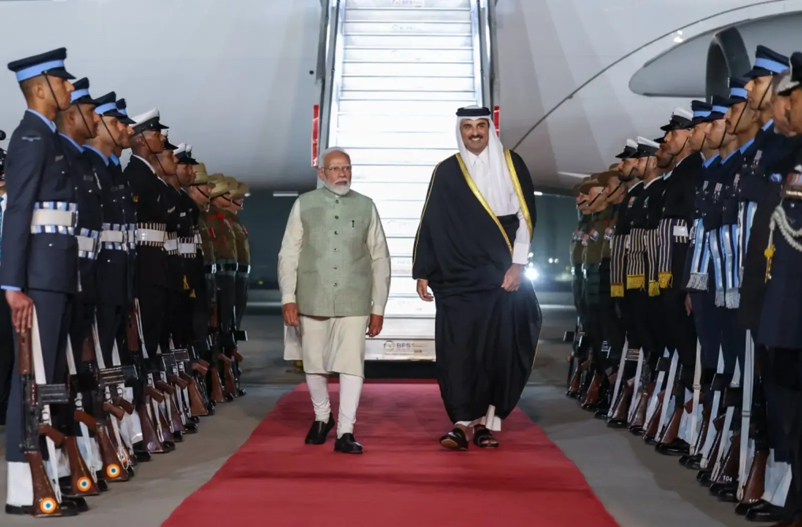Emir of Qatar to Meet PM Modi, Honored with Ceremonial Reception at Rashtrapati Bhavan Today
