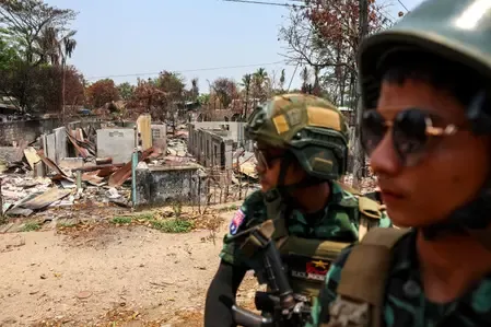What Actions Are the Quad Foreign Ministers Taking Regarding the Crisis in Myanmar?