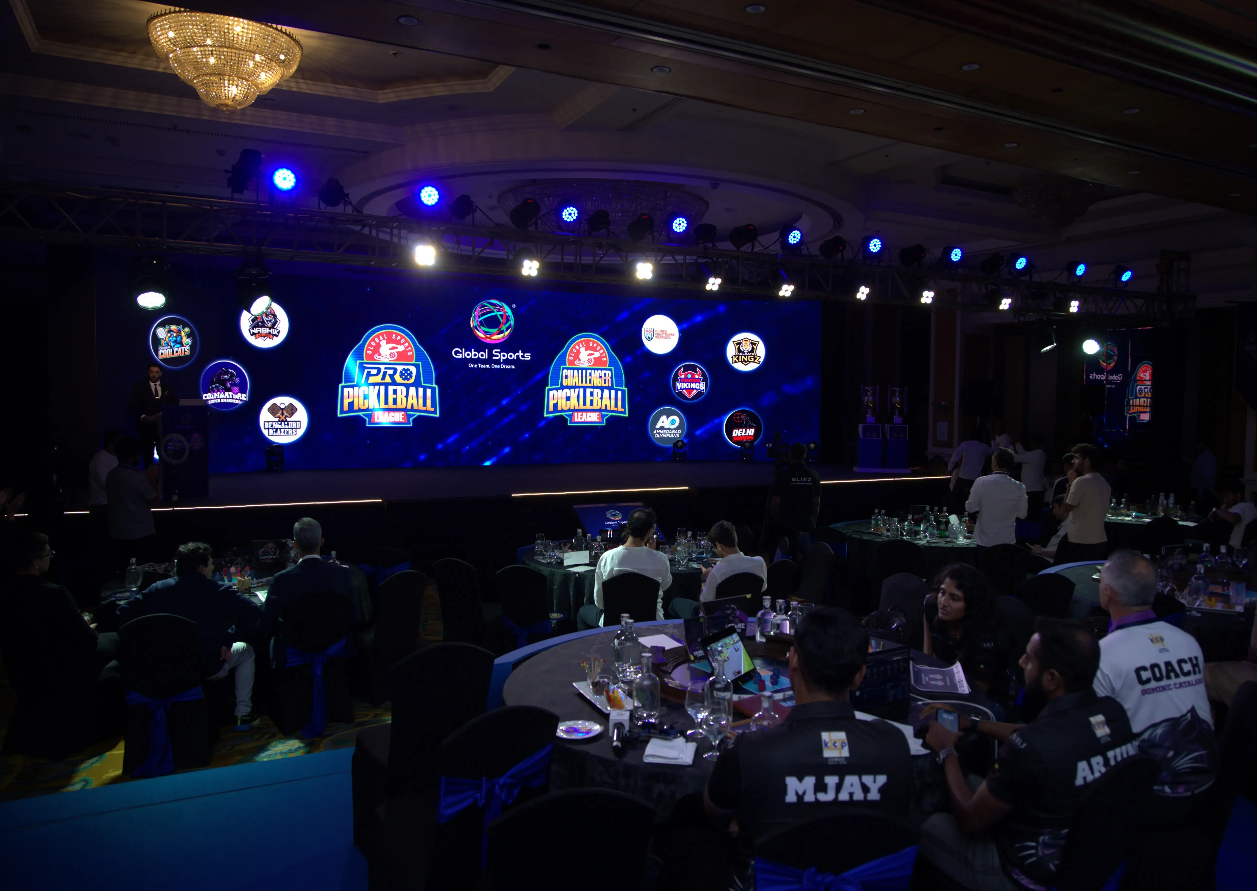 Who emerged victorious in the Global Sports Pickleball auction?